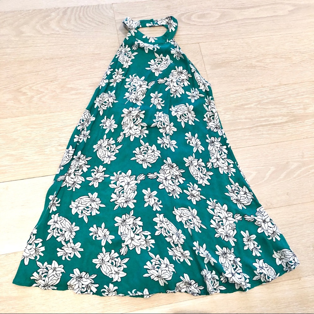 Green floral MINKPINK sundress
